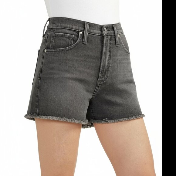 NWT SILVER JEANS "Highly Desirable" High Rise Short in Black Size 27 - Picture 3 of 10